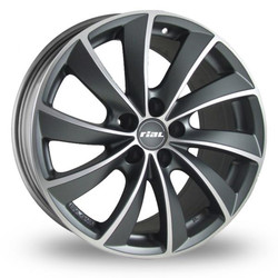 Rial RIAL LUGANO 7.5X17 5/114.3 ET36 d70.1 /graphit-matt front polished/ MP [LU75736B83-9] | ������� LU75736B839
