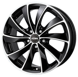 Rial RIAL LUGANO 7.5X17 5/120 ET36 d76.1 /diamond-black front polished/ BMW [LU75736B93-1] | ������� LU75736B931