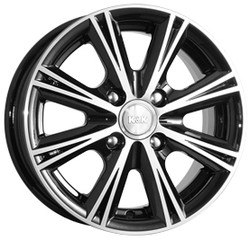 Rapid RAPID ������ ����� (KC535) 5.5X14 4/100 ET43 d60.1 /black/ [r7145] | ������� R7145