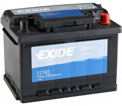 �������������� ������� Exide 50 �/�, 510 � | ������� EC502