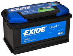 �������������� ������� Exide 80 �/�, 700 � | ������� EB802