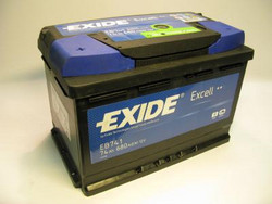 �������������� ������� Exide 74 �/�, 680 � | ������� EB741