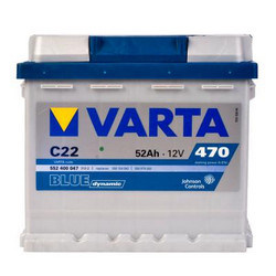 �������������� ������� Varta 52 �/�, 470 � | ������� 552400047