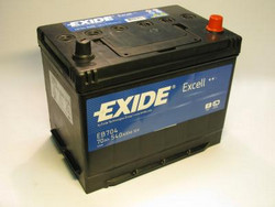 �������������� ������� Exide 70 �/�, 540 � | ������� EB704
