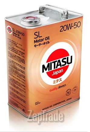 ������ �������� ����� Mitasu MOTOR OIL SL 20W-50 ����������� | ������� MJ1324