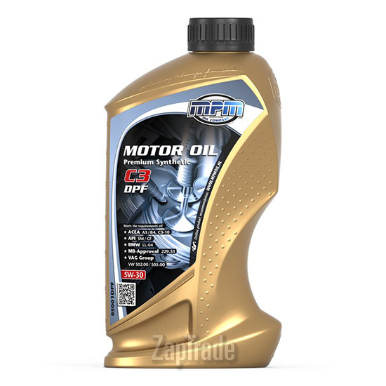 ������ �������� ����� Mpm oil Premium Synthetic C3 DPF ������������� | ������� 05001DPF