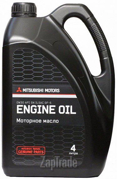 ������ �������� ����� Mitsubishi Genuine Oil 0W-30 SM GF-5 ������������� | ������� MZ320754