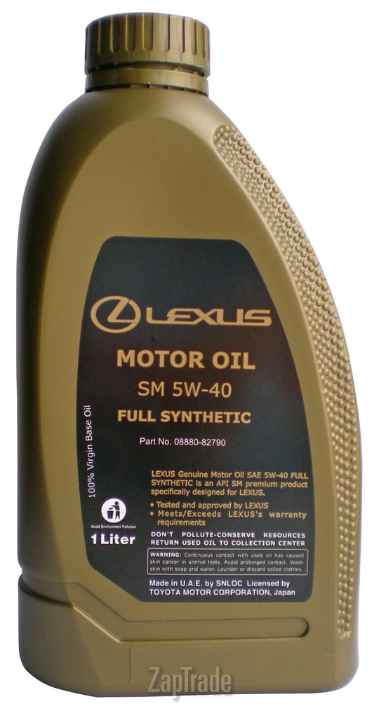 ������ �������� ����� Toyota LEXUS 5W-40 ������������� | ������� 08880-82790