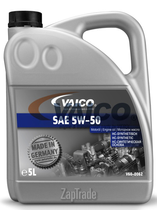 ������ �������� ����� Vaico SAE 5W-50 ������������� | ������� V60-0062