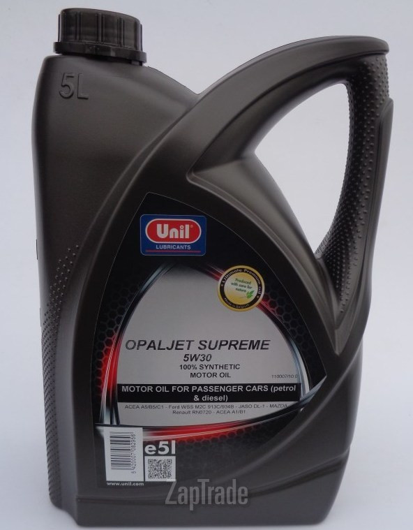 ������ �������� ����� Unil OPALJET SUPREME 5W30 ������������� | ������� 5420007082956
