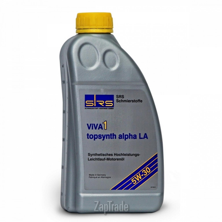 ������ �������� ����� Srs VIVA 1 topsynth alpha LA 5W-30 ������������� | ������� 4033885000533