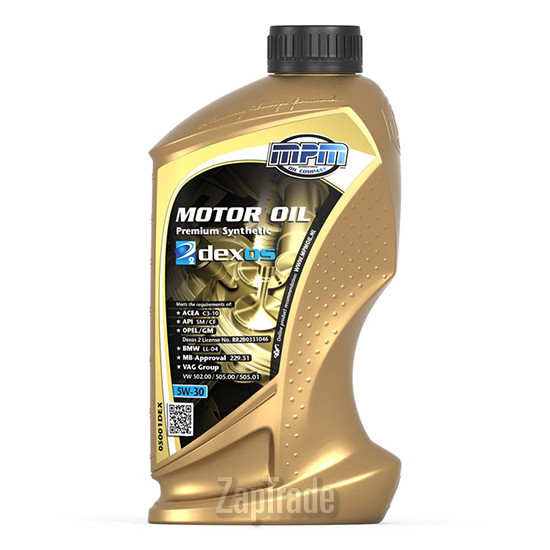 ������ �������� ����� Mpm oil Premium Synthetic GM dexos 2� ������������� | ������� 05001DEX