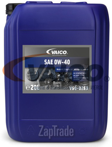 ������ �������� ����� Vaico SAE 0W-40 ������������� | ������� V60-0263