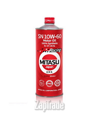 ������ �������� ����� Mitasu RACING SN 10W-60 ������������� | ������� MJ1161
