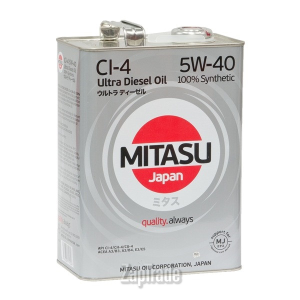 ������ �������� ����� Mitasu ULTRA DIESEL 5W-40 ������������� | ������� MJ2124