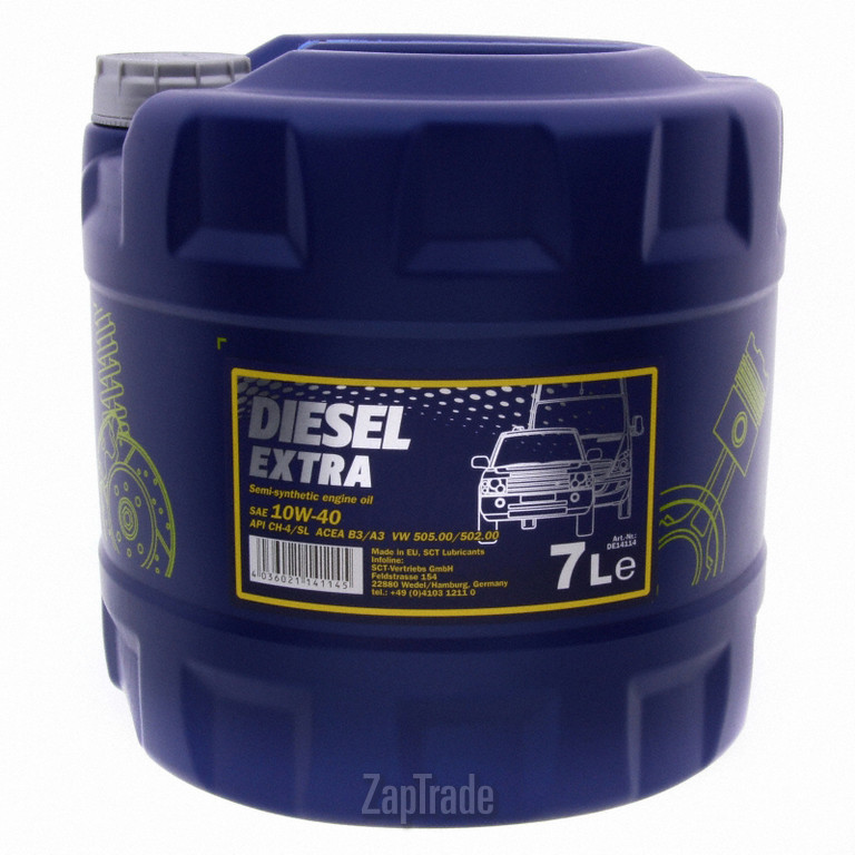 ������ �������� ����� Mannol DIESEL EXTRA (MN7504-7) ����������������� | ������� 4036021141145