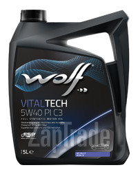 ������ �������� ����� Wolf VITALTECH 5W40 PI C3 ������������� | ������� 8303012