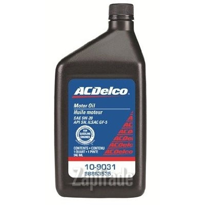 ������ �������� ����� Ac delco Motor Oil SAE 5W-20 ������������� | ������� 10-9031