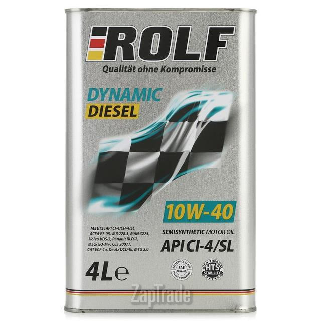������ �������� ����� Rolf Dynamic Diesel SAE 10w-40. API CI-4/SL ����������������� | ������� 107293