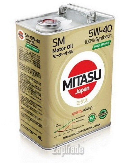 ������ �������� ����� Mitasu MOLY-TRIMER 5W-40 ������������� | ������� MJM124
