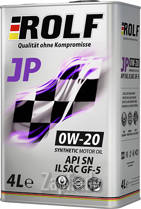 ������ �������� ����� Rolf JP SAE 0W-20 ILSAC GF-5 ������������� | ������� 322276