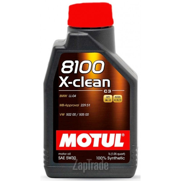 ������ �������� ����� Motul 8100 X-CLEAN + ������������� | ������� 102259