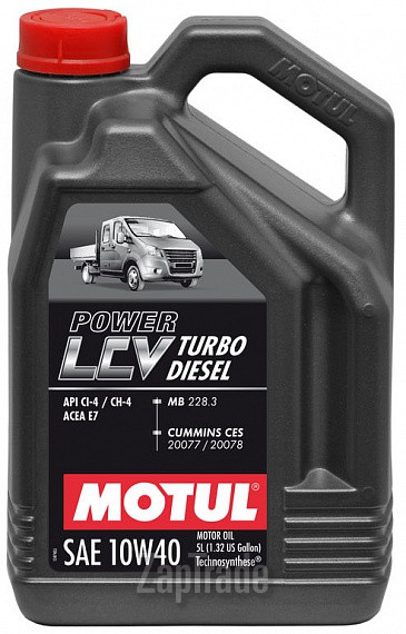 ������ �������� ����� Motul POWER LCV TURBO DIESEL ����������������� | ������� 106136