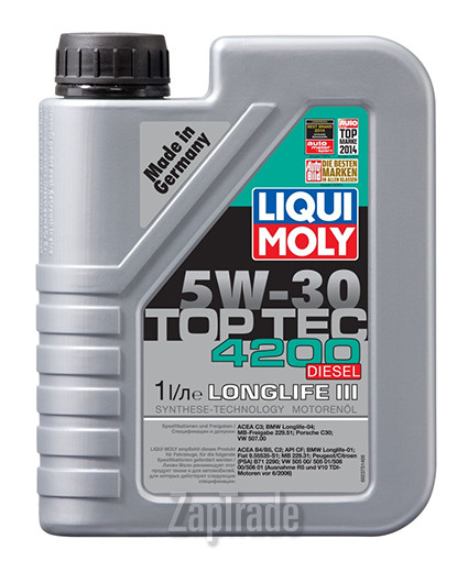 ������ �������� ����� Liqui moly Top Tec Diesel 4200 ������������� | ������� 2375