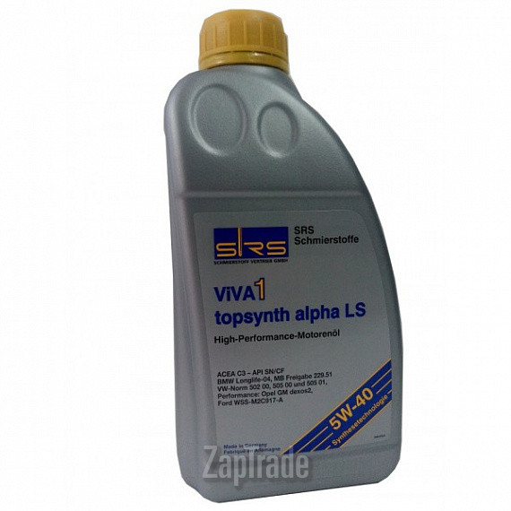 ������ �������� ����� Srs VIVA 1 Topsynth Alpha LS 5W-40 ������������� | ������� 7945