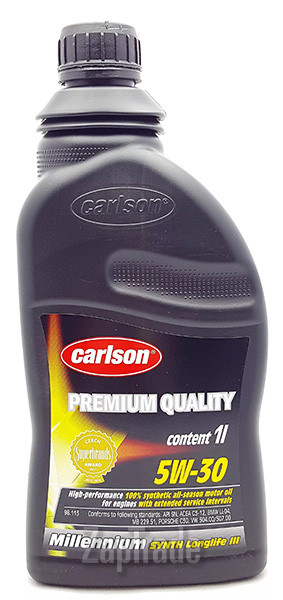 ������ �������� ����� Carlson oil Millenium Synth Longlife III ������������� | ������� 98113