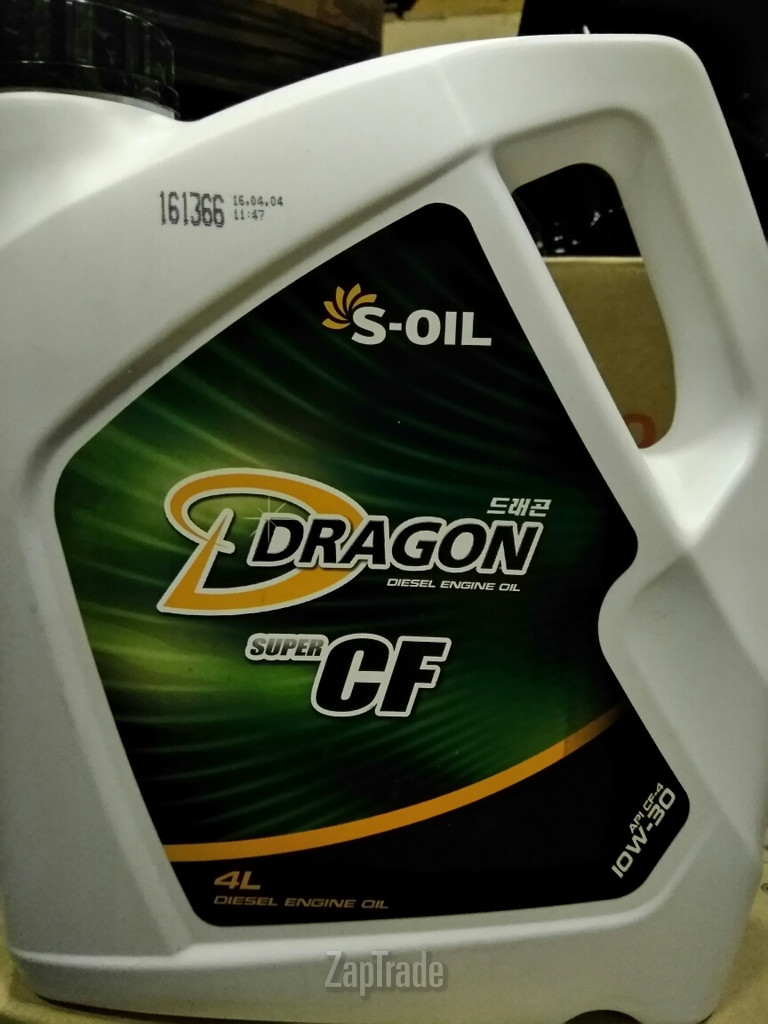 ������ �������� ����� S-oil DRAGON CF-4 ����������������� | ������� DCF10W30_04