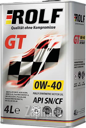 ������ �������� ����� Rolf GT SAE 0W-40 ������������� | ������� 322307