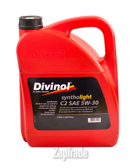 ������ �������� ����� Divinol Syntholight C2 SAE 5W-30 ������������� | ������� 49700-K007