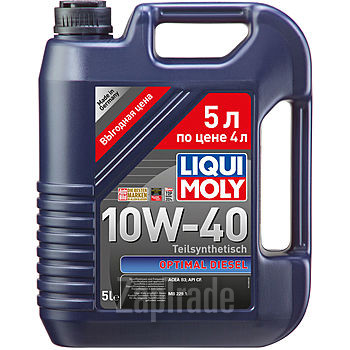 ������ �������� ����� Liqui moly Optimal 10W-40  (����� 5 ������ �� ���� 4-� ������) ����������������� | ������� 2288