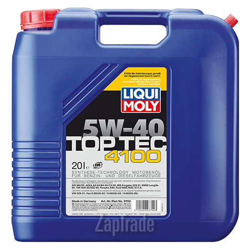 ������ �������� ����� Liqui moly Top Tec 4100 ������������� | ������� 3702