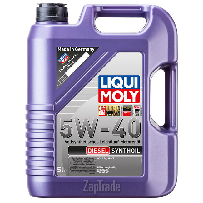 ������ �������� ����� Liqui moly Diesel Synthoil ������������� | ������� 1927