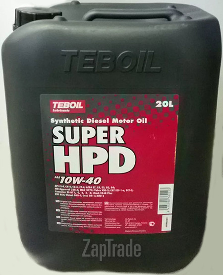 ������ �������� ����� Teboil Super HPD ������������� | ������� 036222