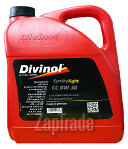������ �������� ����� Divinol Syntholight CC 0W-30 ������������� | ������� 49500-K007