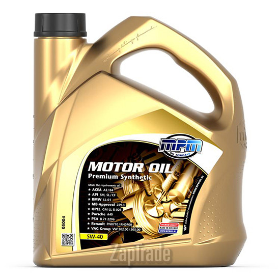 ������ �������� ����� Mpm oil Premium Synthetic ������������� | ������� 05004