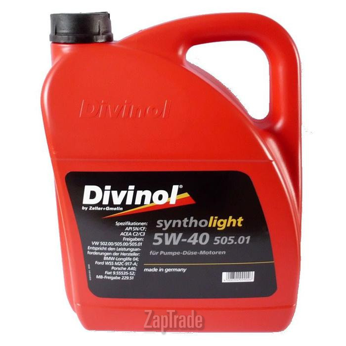 ������ �������� ����� Divinol Syntholight 505.01 SAE 5W-40 ������������� | ������� 49540-K007