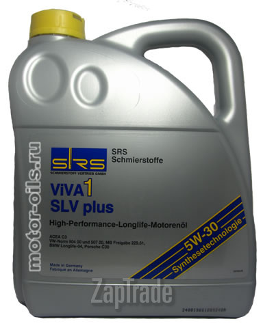 ������ �������� ����� Srs VIVA 1 SLV plus 5W-30 (ll3) ������������� | ������� 4033885000847