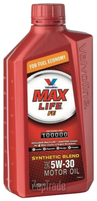 ������ �������� ����� Valvoline MAXLIFE FE SAE 5W-30, 1� ����������������� | ������� 822953