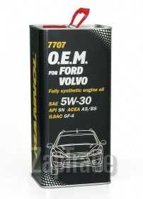 ������ �������� ����� Mannol 7707 O.E.M. for Ford Volvo 5W-30 (5�.) metal  | ������� 4042
