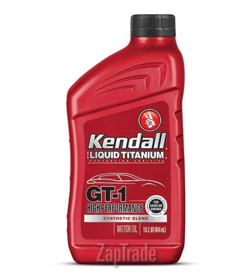 ������ �������� ����� Kendall GT-1 High Performance Motor Oil with Liquid Titanium 10W-40 ������������� | ������� 075731050402