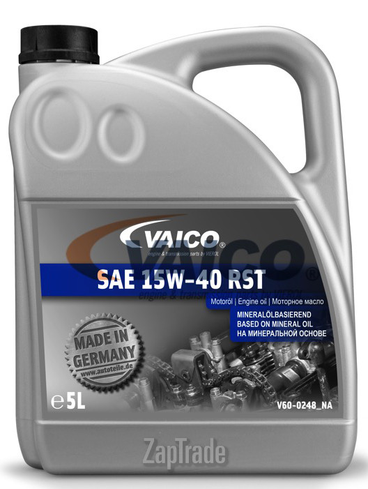 ������ �������� ����� Vaico SAE 15W-40 RST ����������� | ������� V60-0248_NA
