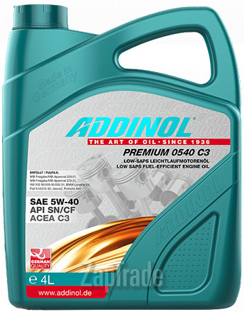 ������ �������� ����� Addinol Premium 0540 C3 ������������� | ������� 4014766250896