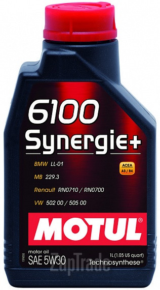������ �������� ����� Motul 6100 Synergie+ 5w30  | ������� 106521