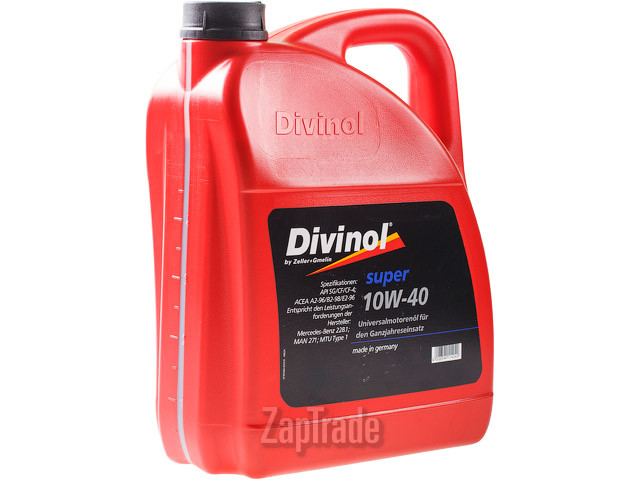������ �������� ����� Divinol Super 10W40 ����������������� | ������� 49625-K007