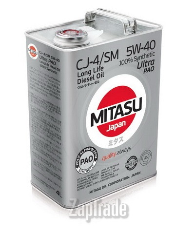 ������ �������� ����� Mitasu ULTRA DIESEL PAO 5W-40 ������������� | ������� MJ2114