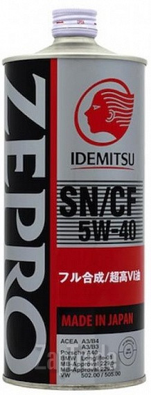 ������ �������� ����� Idemitsu Zepro Euro Spec ������������� | ������� 1849-001